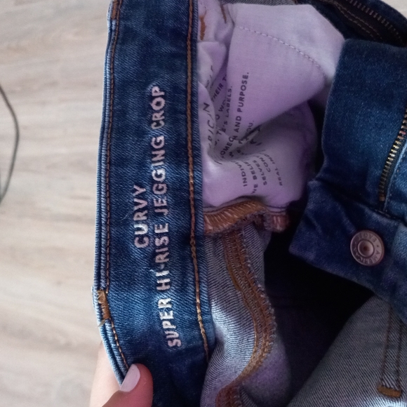American eagle curvy super high rise jegging crop - Picture 3 of 4